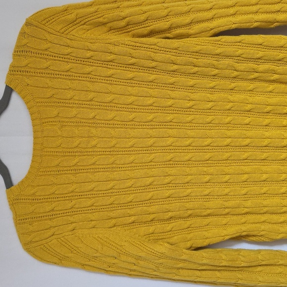St. John's Bay Yellow Pullover Sweater. Size Large - Picture 5 of 8